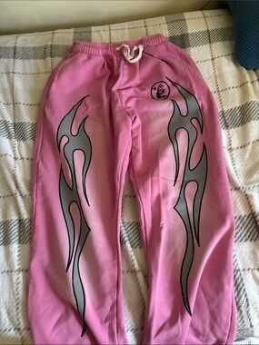 ✅✅Large Pink Hellstar Sweatpants